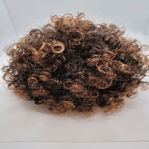 corkscrew drawstring ponytail
