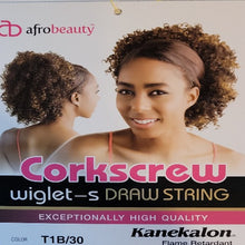 Load image into Gallery viewer, Corkskrew Drawstring Ponytail
