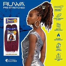 Load image into Gallery viewer, 2x jamaican twist Ruwa 18&quot;
