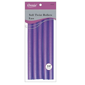 Annie Purple Flexi Rods- Long 5 pack