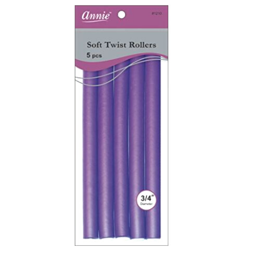 Annie Purple Flexi Rods- Long 5 pack