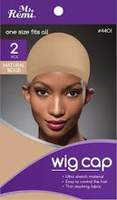 Load image into Gallery viewer, Wig cap natural beige 2 pack
